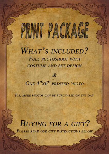 Print Package - For 3 People